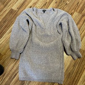 Express sweater dress. It’s actually light purple very soft good condition.